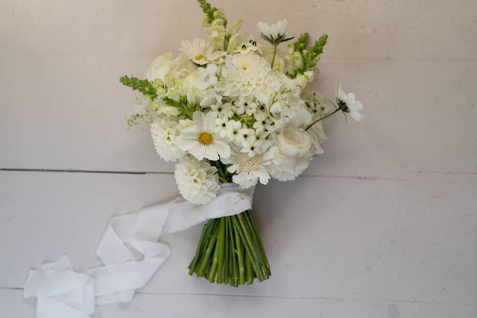 Summer White Bridal Bouquet