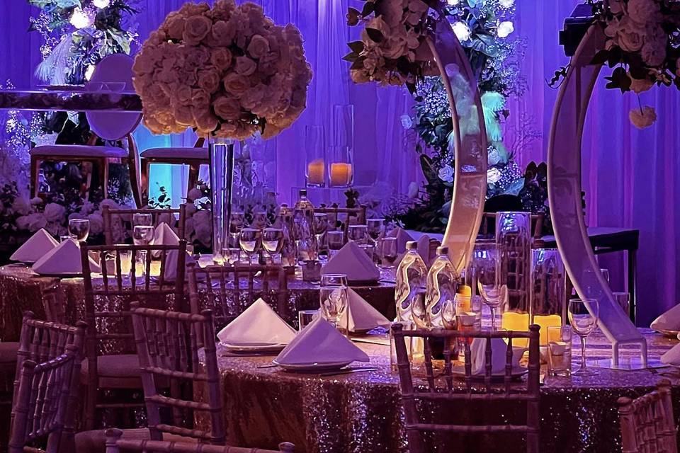 Luxury statement centrepieces