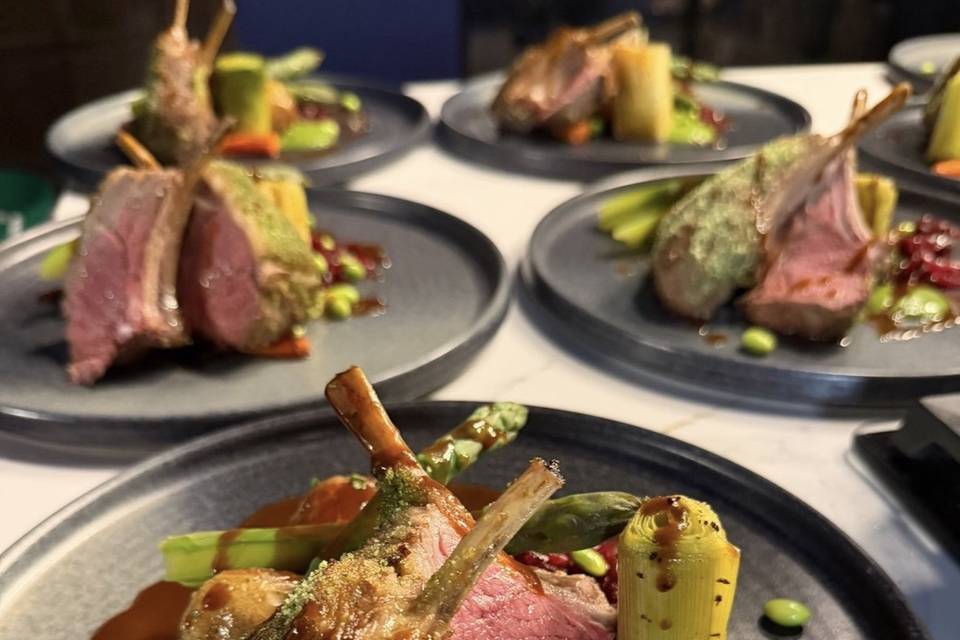 Rack of lamb