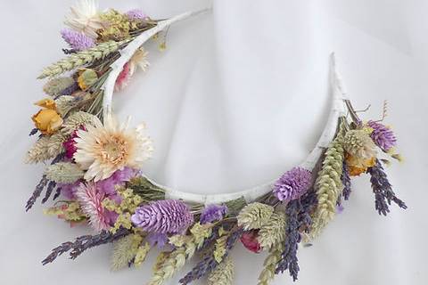 Dried flowers wreath