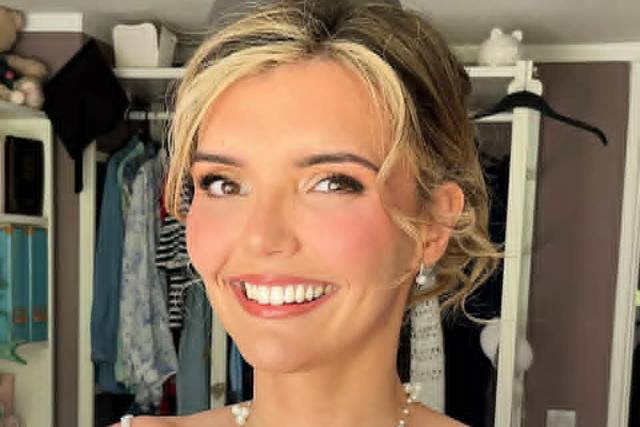 Blushed bridal glam