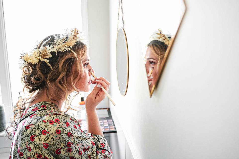 Makeup bride