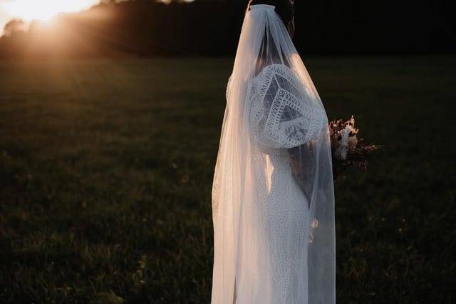 Embroidered Bridal Veil