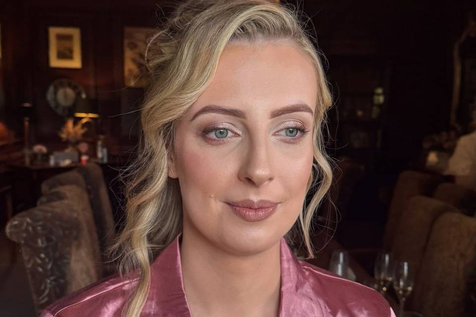 Bridesmaid Hair and Makeup