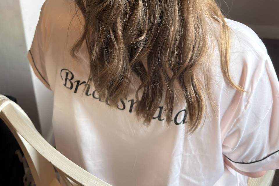 Bridesmaid Half updo