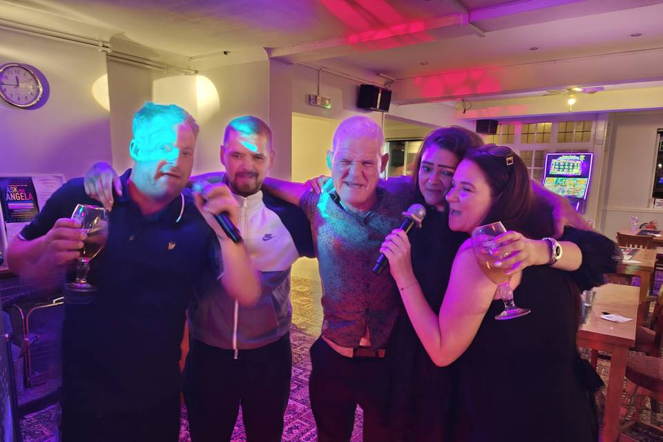 We can also supply karaoke