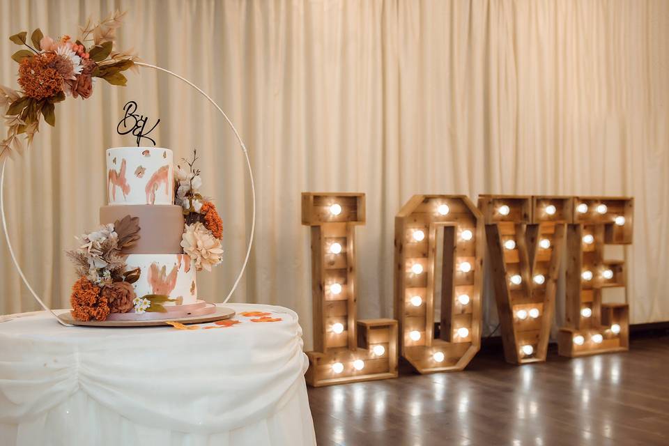 The cake