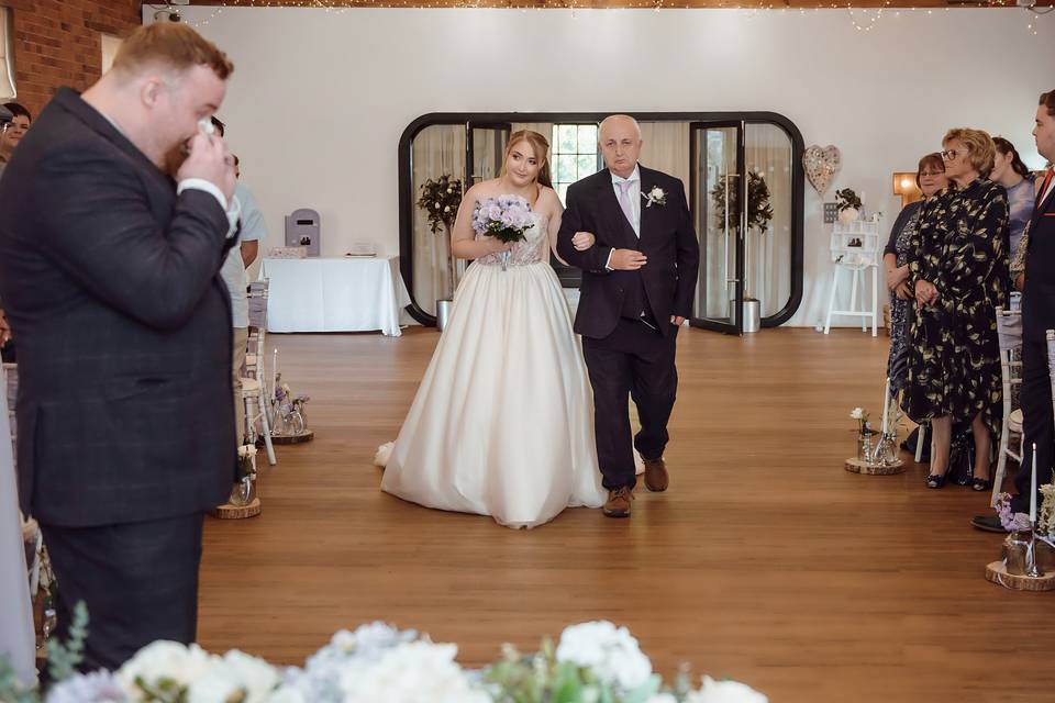 Emotional Groom