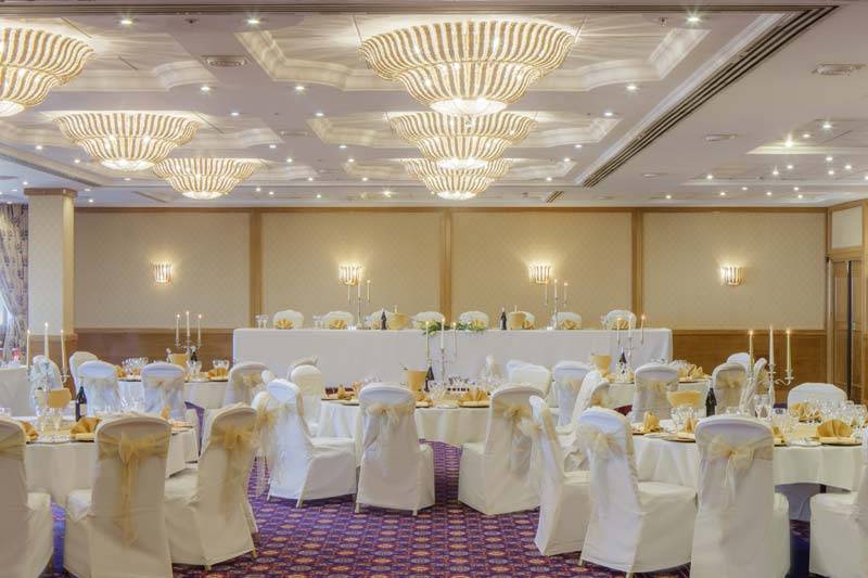 Bright and elegant reception hall