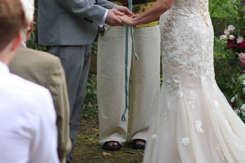 Woodland weding