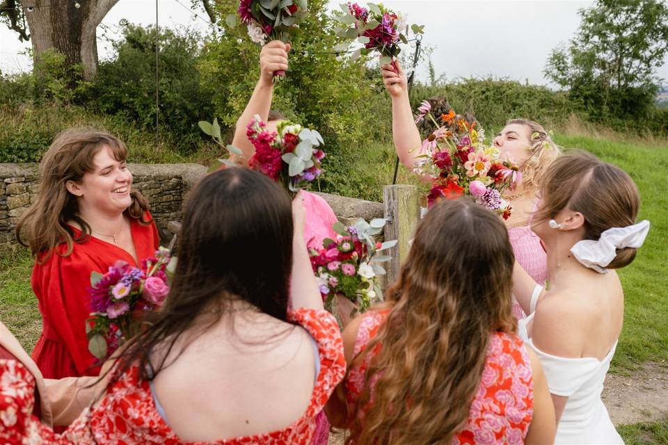 Bridesmaids c/o ivyandpine