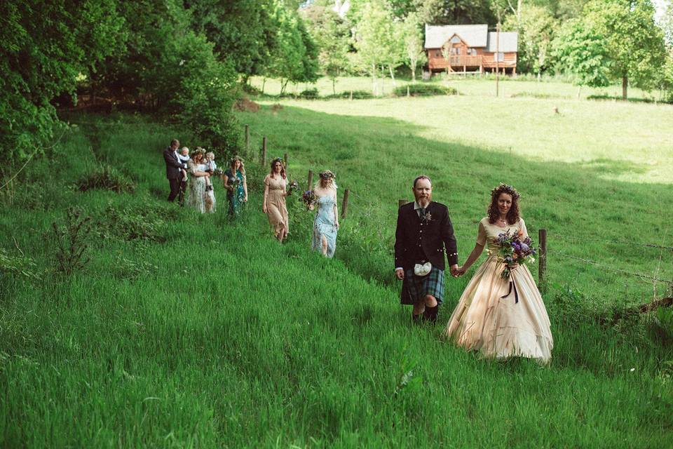 Wedding procession