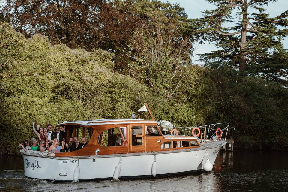 Wedding Boat Hire Windsor