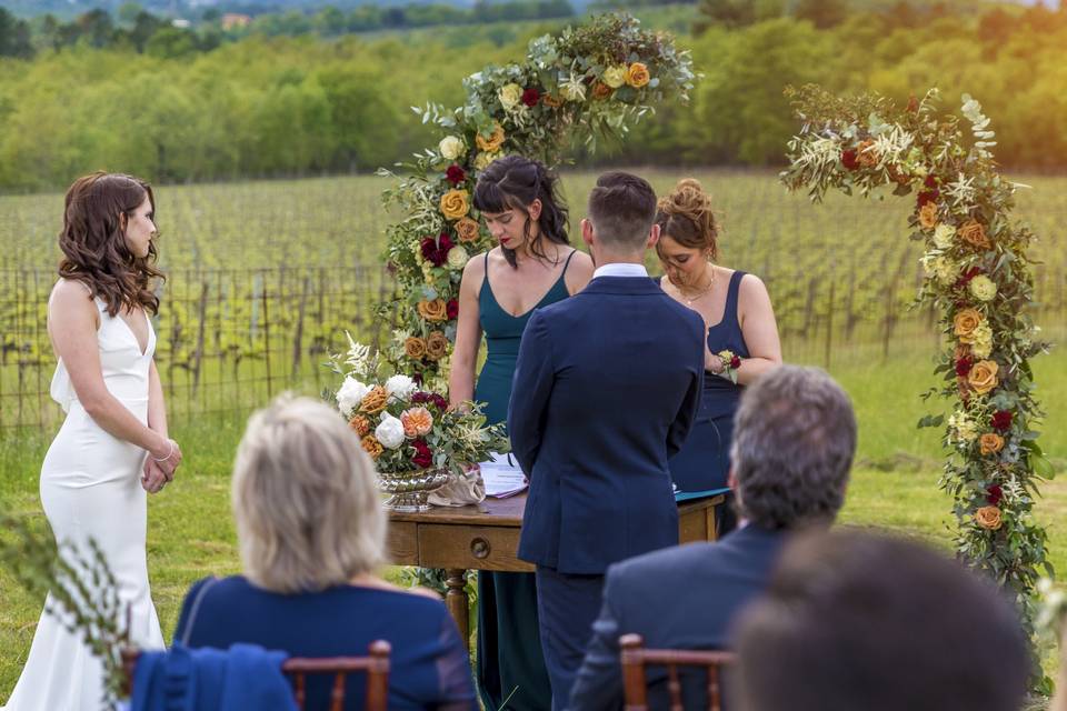 Outdoor ceremony