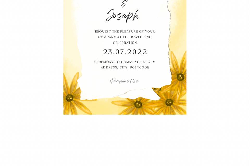 Invitation example