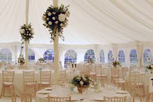 Marquee flowers, Guildford