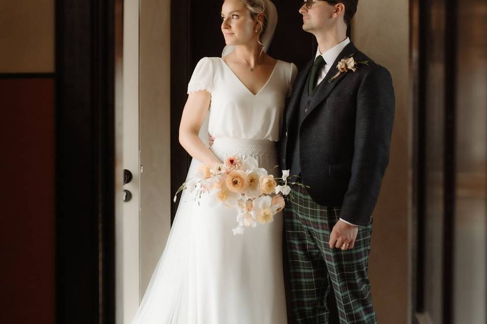 Couple in the doorway