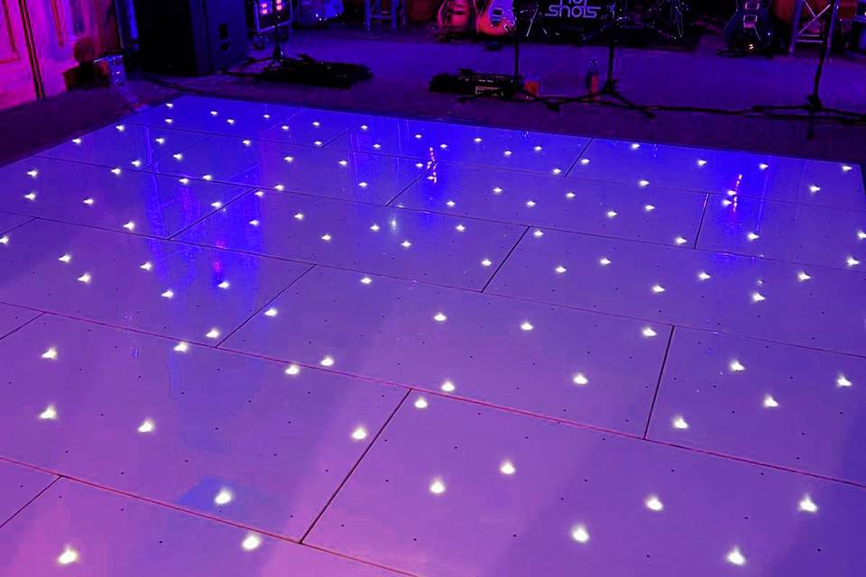 LED White Dancefloor