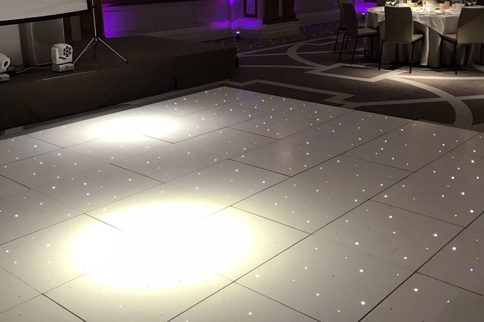 Dancefloor & Uplighting Hire