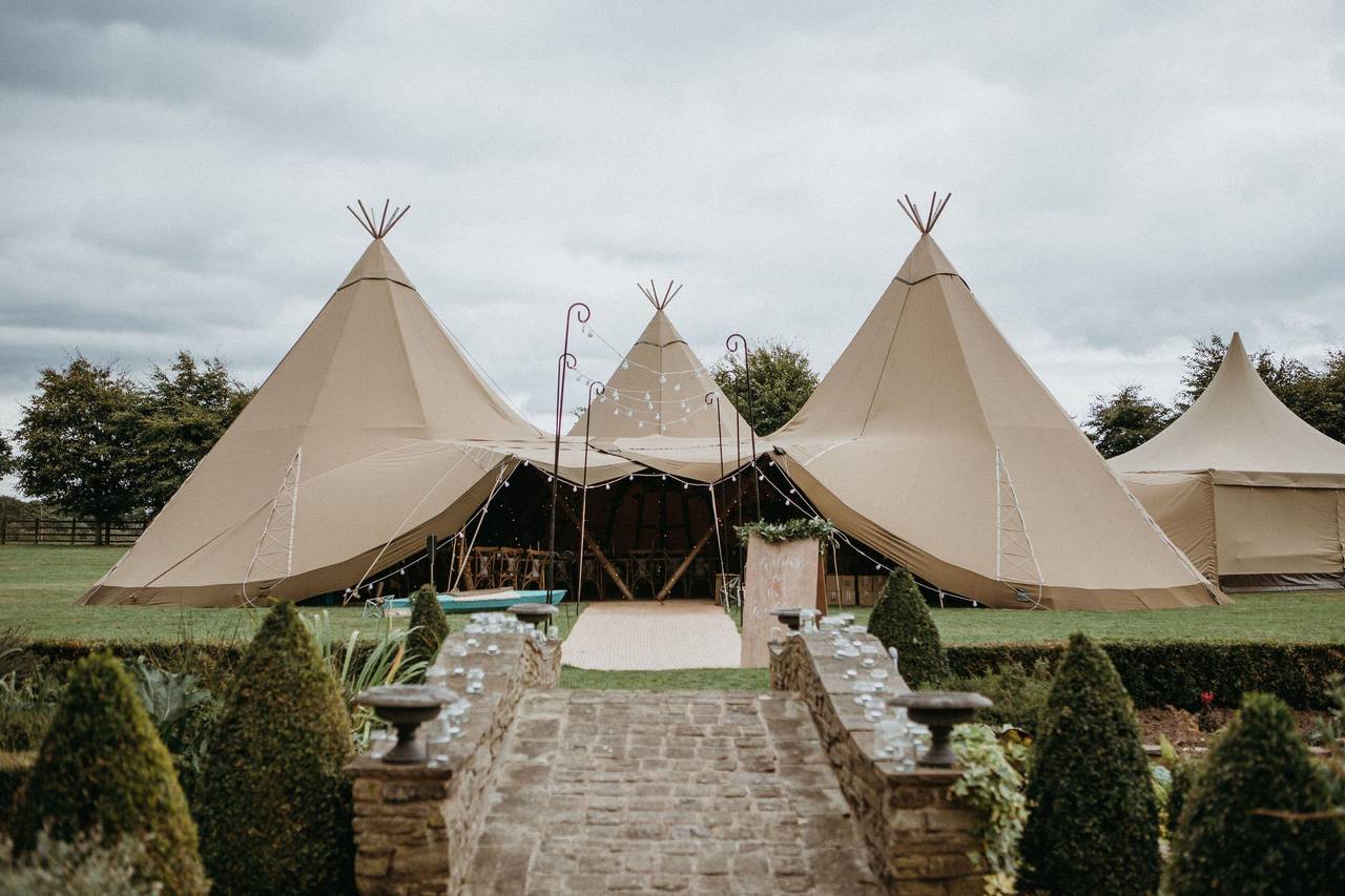 Sami Tipi in Derbyshire - Wedding Marquee & Tipi Hire | hitched.co.uk