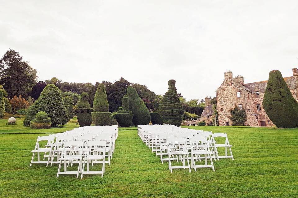 Outdoor ceremony