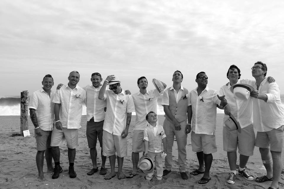 Cabo wedding party