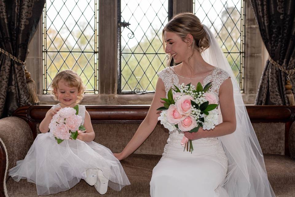 Bride & daughter