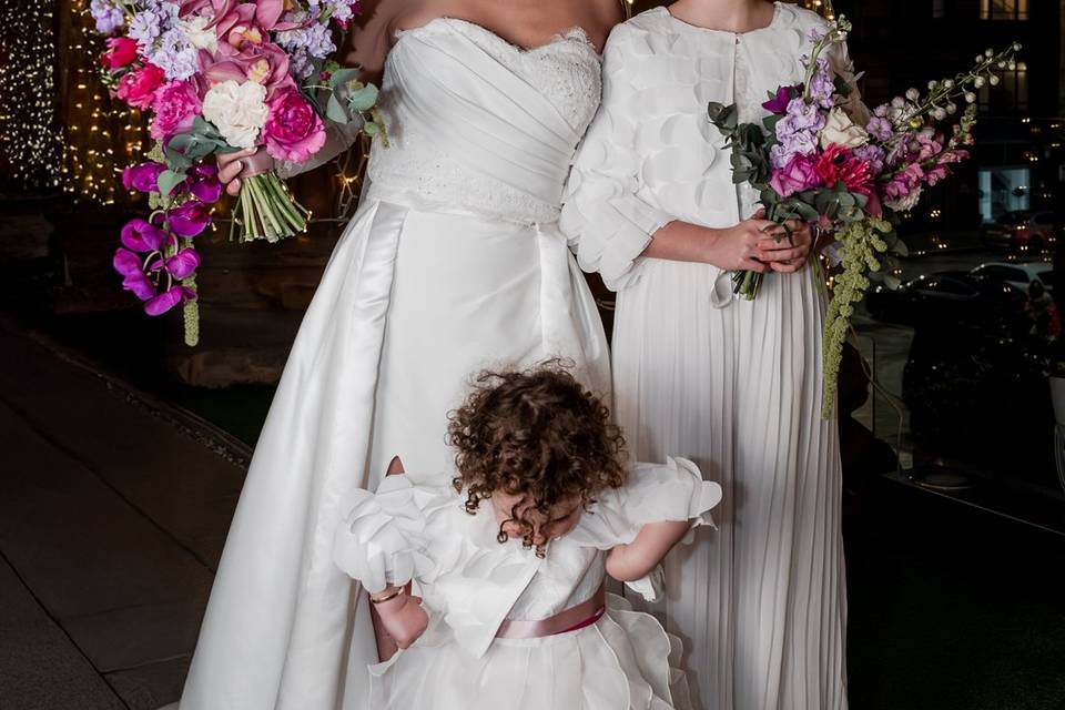 Modern bridal bouquet