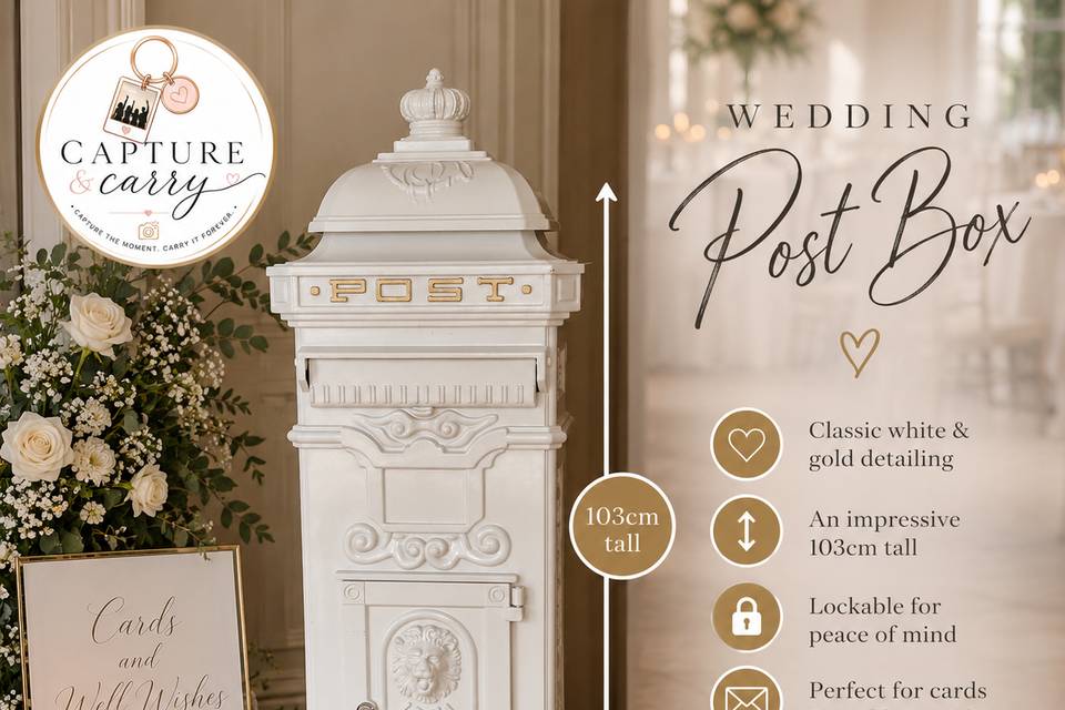 Our all new Wedding Post Box🤍