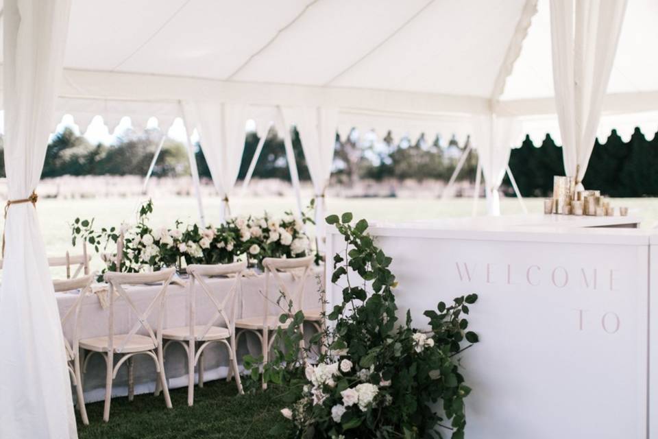 Marquee wedding