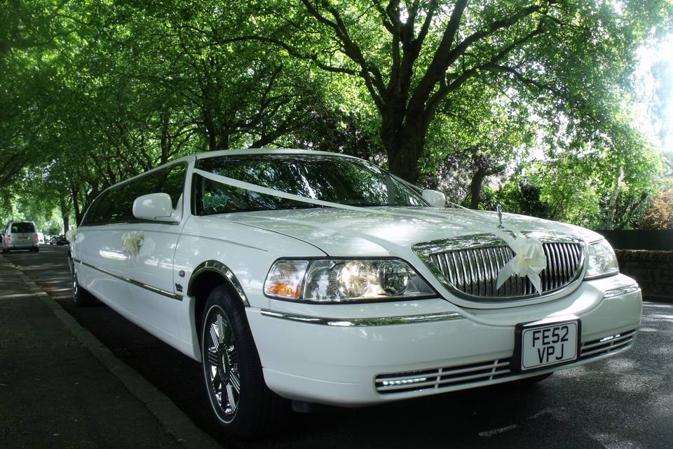 Presidential wedding Limo