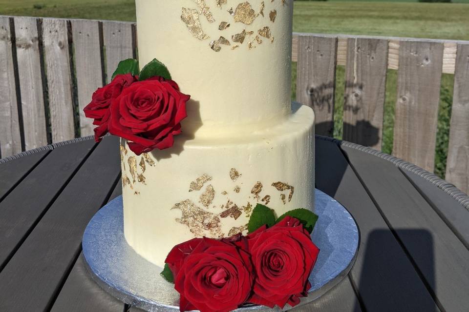 Gorgeous engagement cake