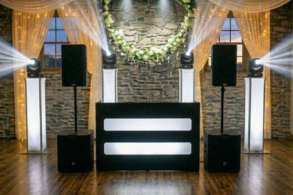 Flux Pro Wedding DJ Setup