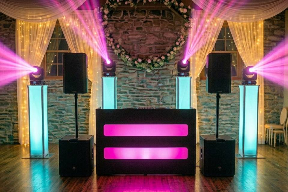 Flux Pro Wedding DJ Setup