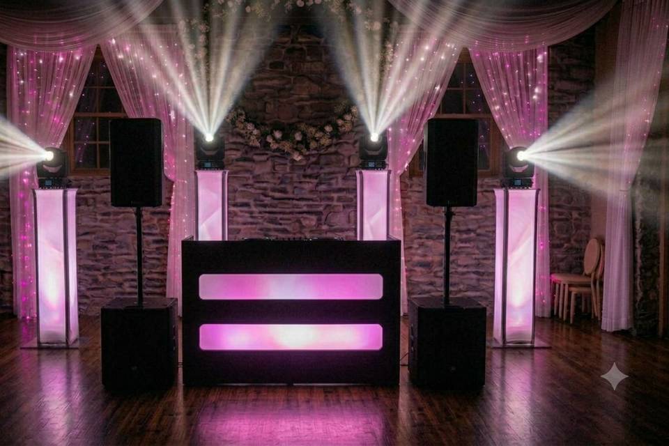 Flux Pro Wedding DJ Setup