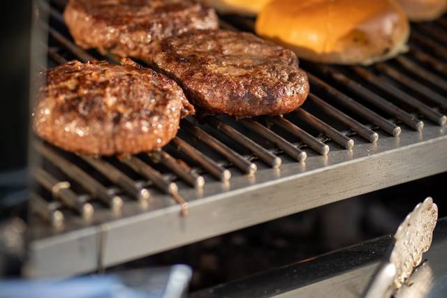 Lamb burger