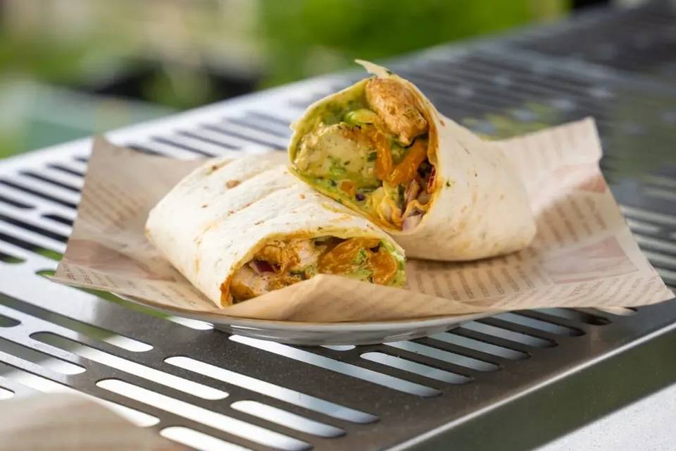 Chicken tikka wraps