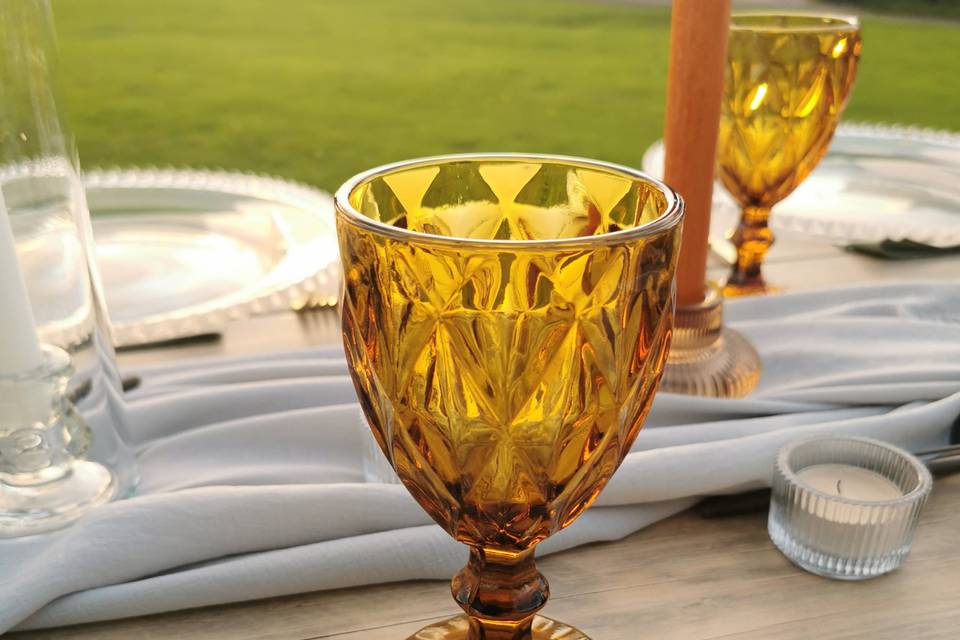 Amber Goblet