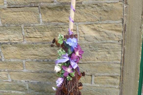 Handfasting broom