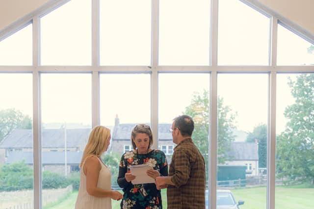 Rehearsal for a ceremony