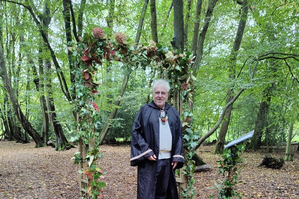 Woodland  medieval wedding