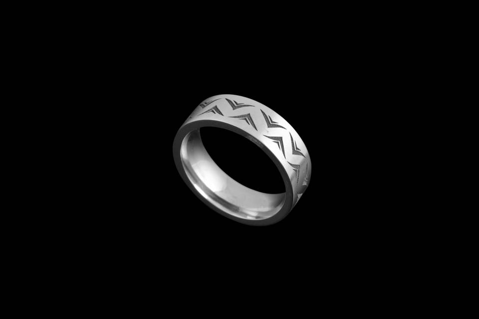 Laser Titanium ring