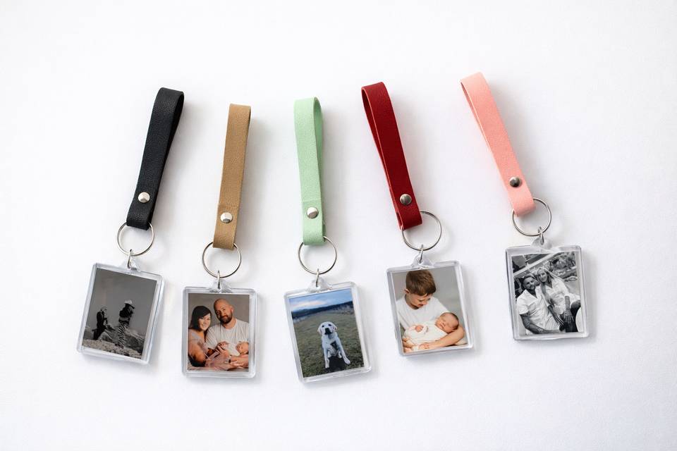 Keyrings by us.