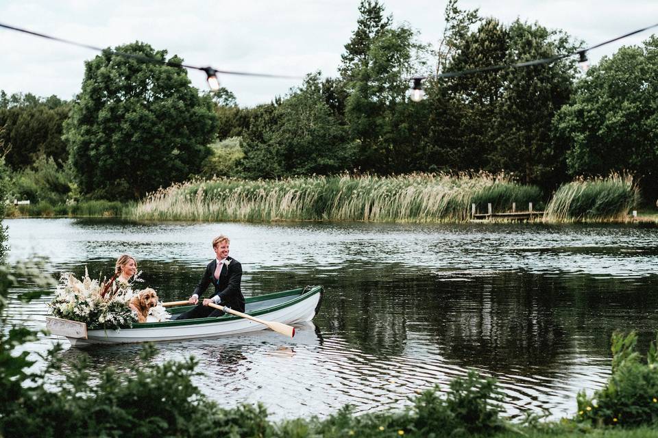 Wedding Boat Ride