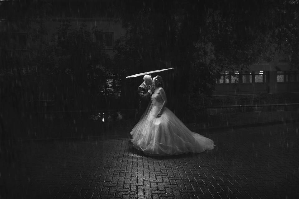 Embracing the rain