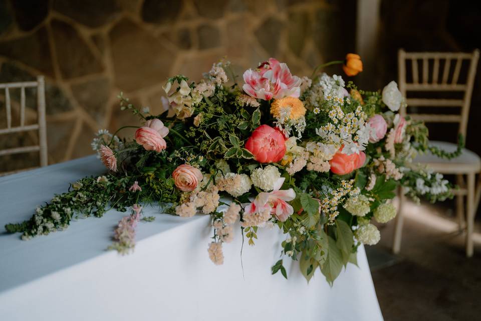 Ceremony table