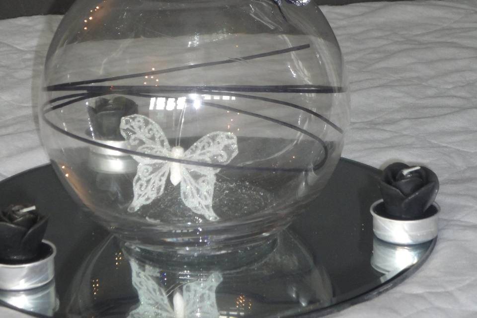 Fish bowl centrepiece