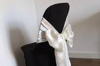 Black chair covers