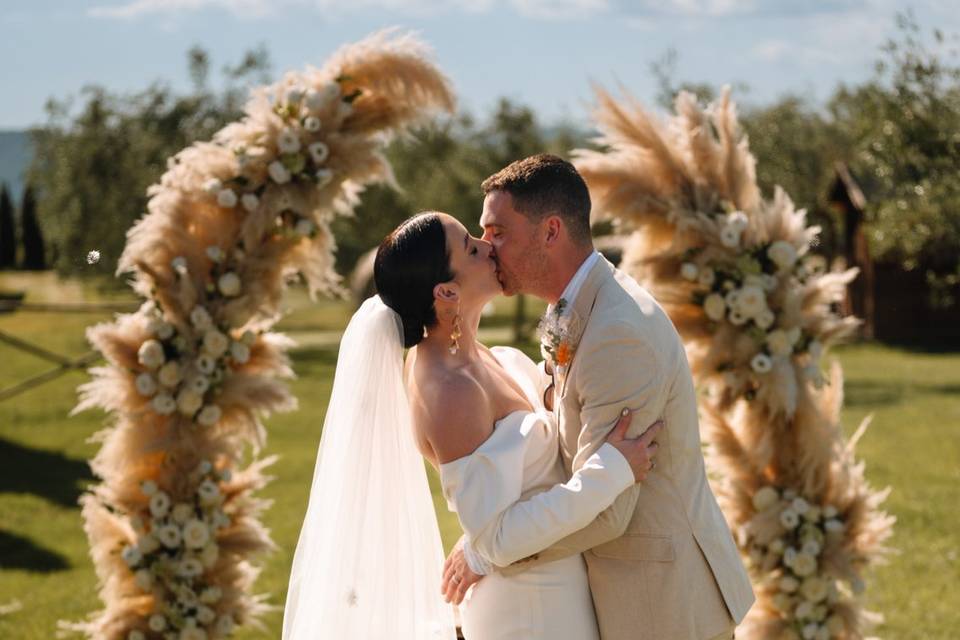 Ceremony in the lawn