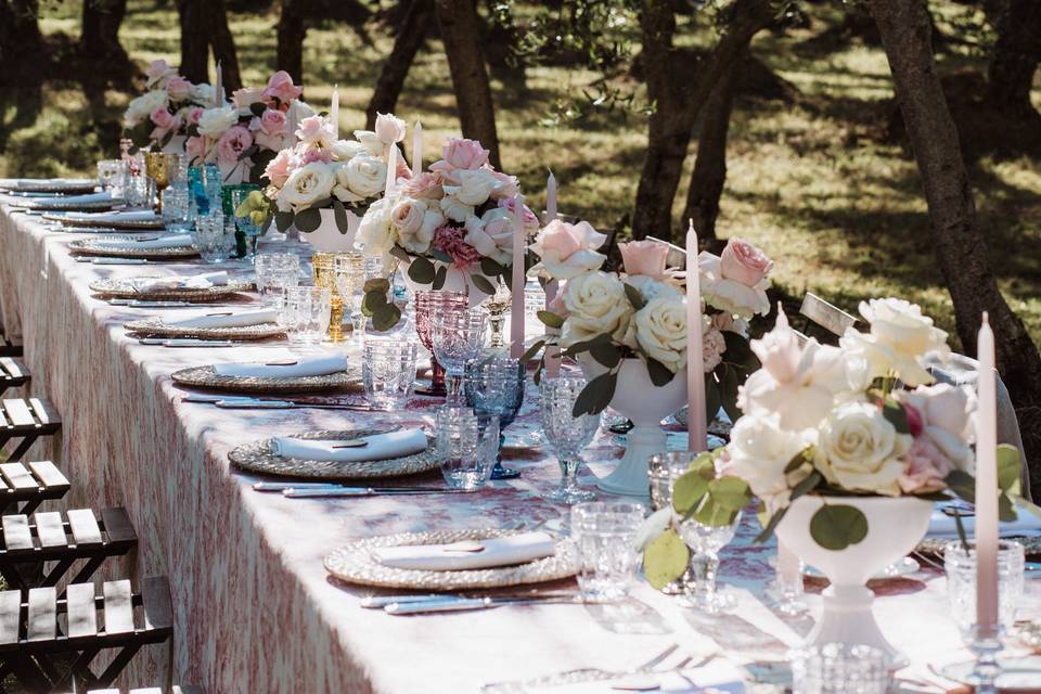 Flowers in the table